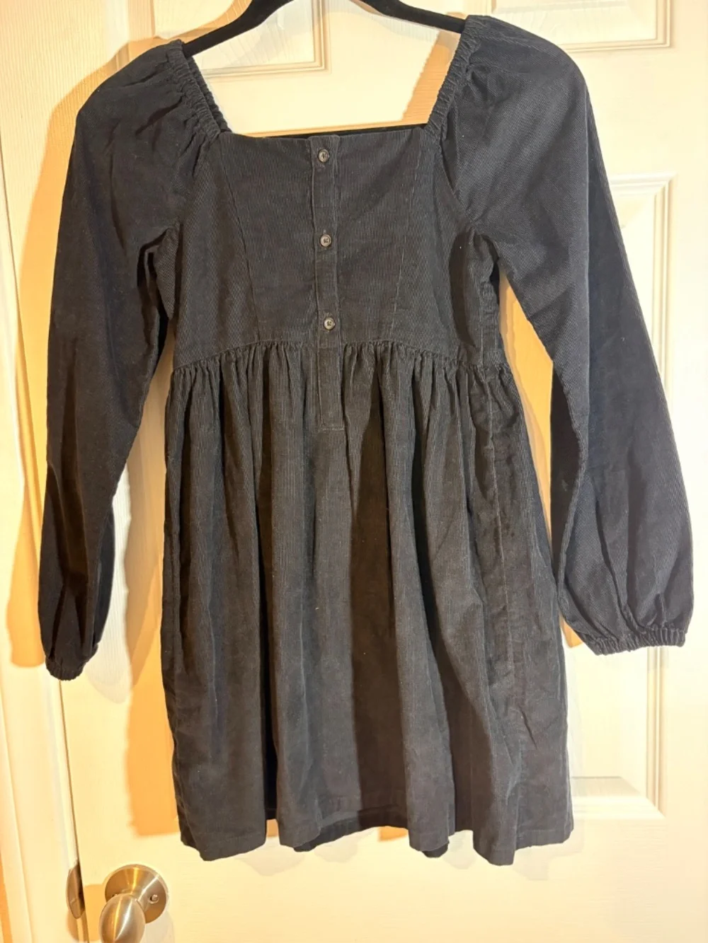 GAP KIDS  Black Corduroy Black Sleeve  Dress Size L